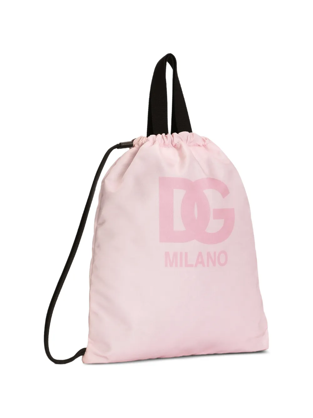 Dolce & Gabbana Kids Nylon rugzak met logo-print Roze