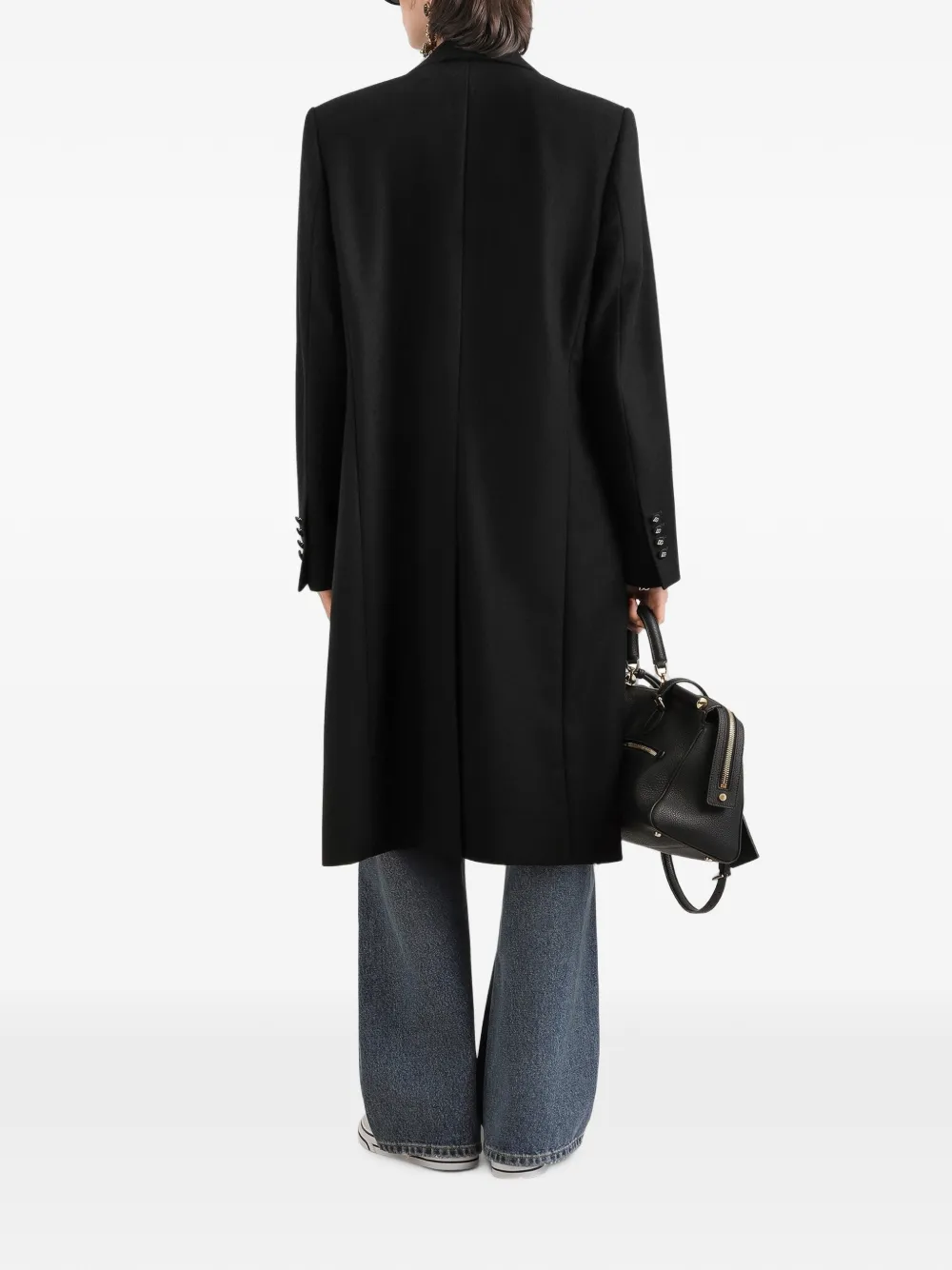 Dolce & Gabbana Wollen jas Zwart