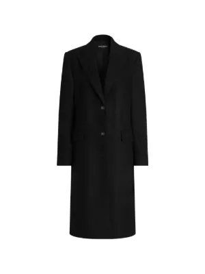 Saint Laurent ダブルコート | ブラック | FARFETCH JP