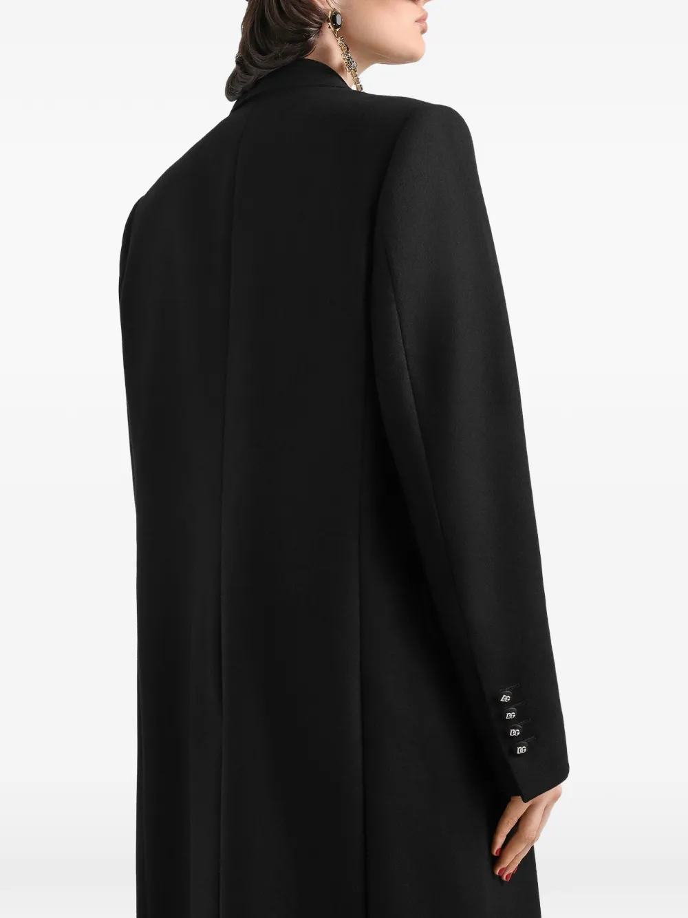 Dolce & Gabbana Wollen jas Zwart