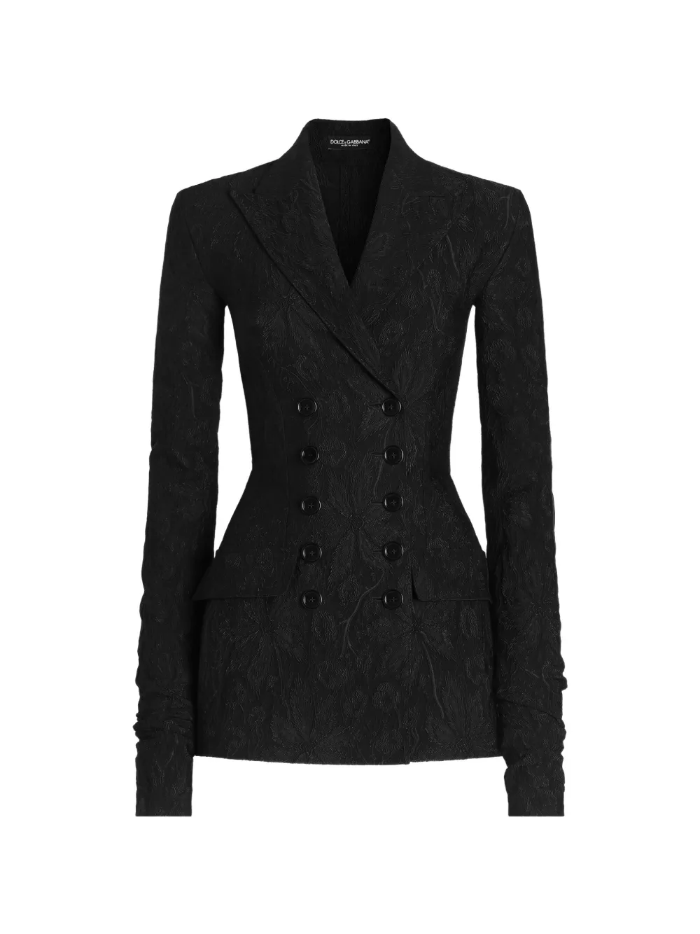 Dolce & Gabbana Jacke aus Brokat - Schwarz