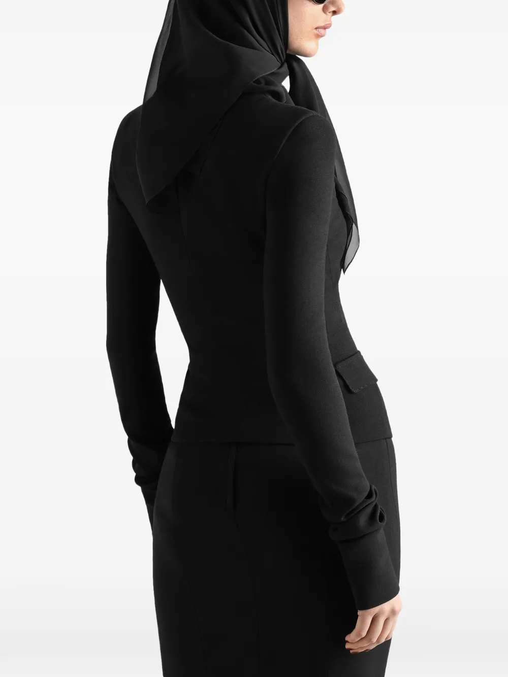 Dolce & Gabbana Wollen jack Zwart