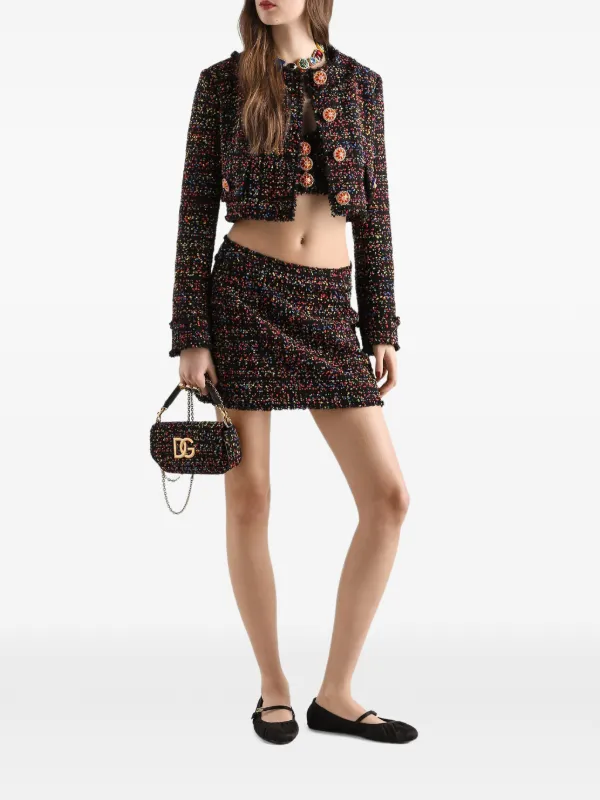 Dolce & Gabbana ツイードジャケット Dolce & Gabbana ツイード ジャケット | ブラック | FARFETCH JP
