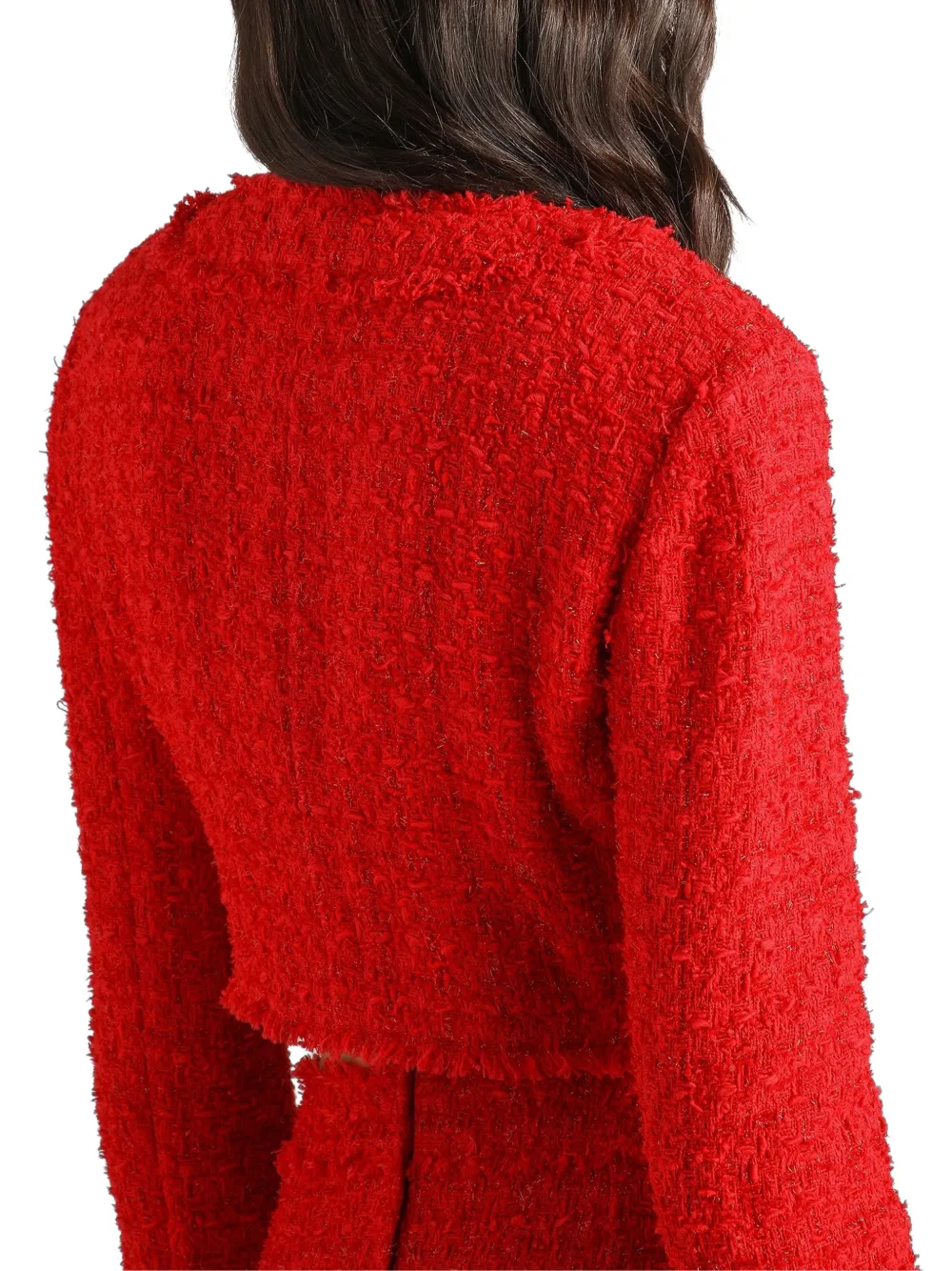 Dolce & Gabbana Tweed jack Rood