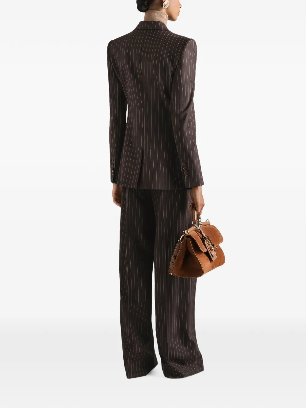Dolce & Gabbana Turlington double-breasted twill pinstripe jacket Bruin