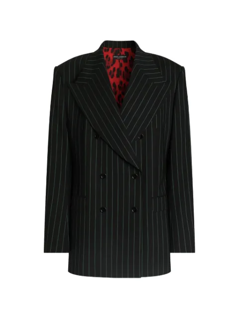 Dolce & Gabbana double-breasted jacket in pinstripe wool