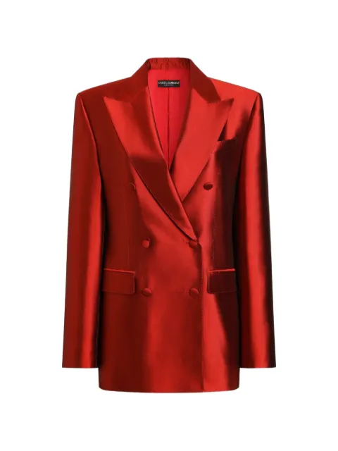 Dolce & Gabbana double-breasted Mikado jacket
