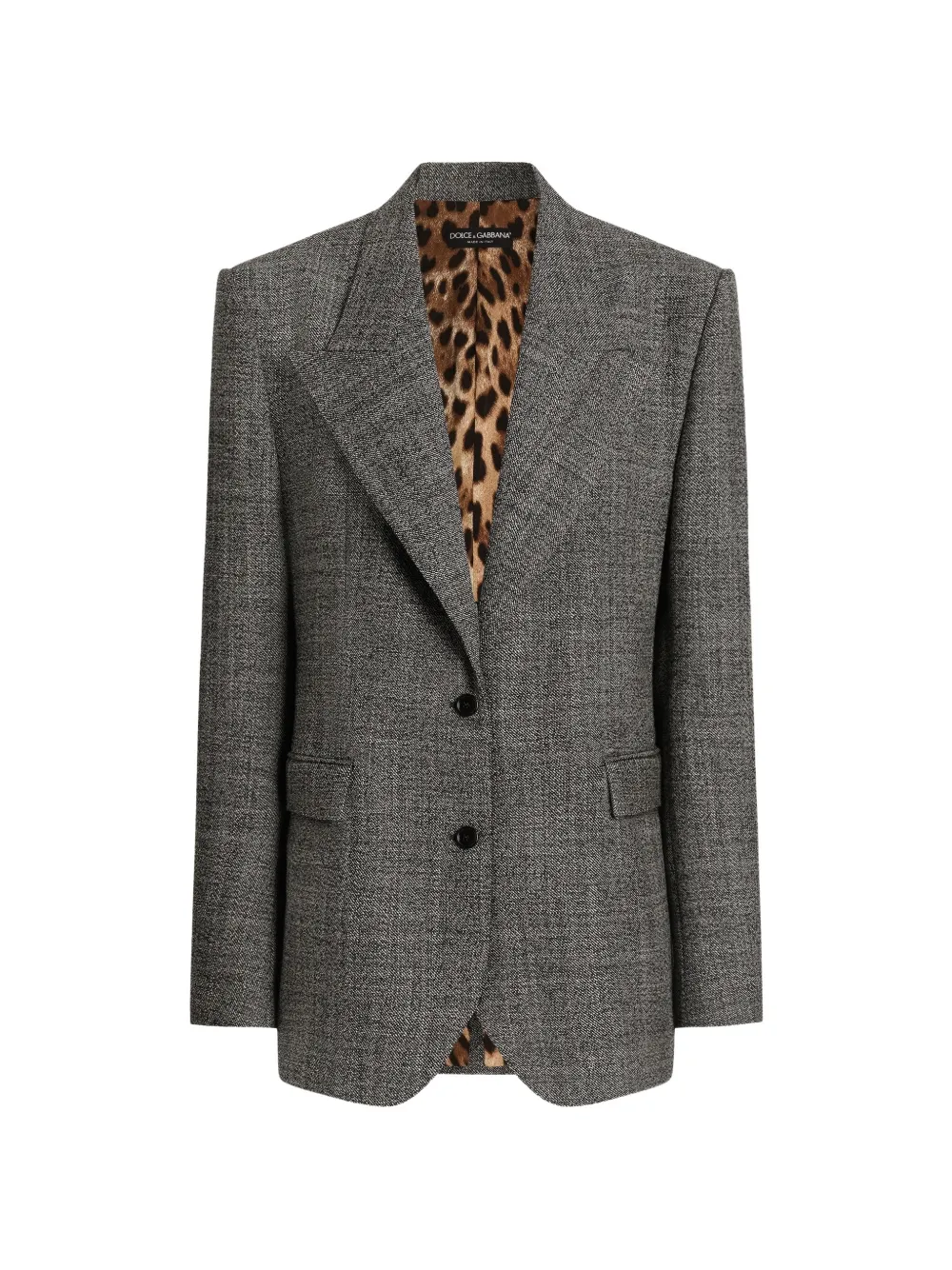 Dolce & Gabbana Einreihige Jacke - Grau