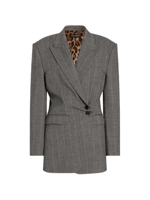 Dolce & Gabbana double-breasted pinstripe wool jacket