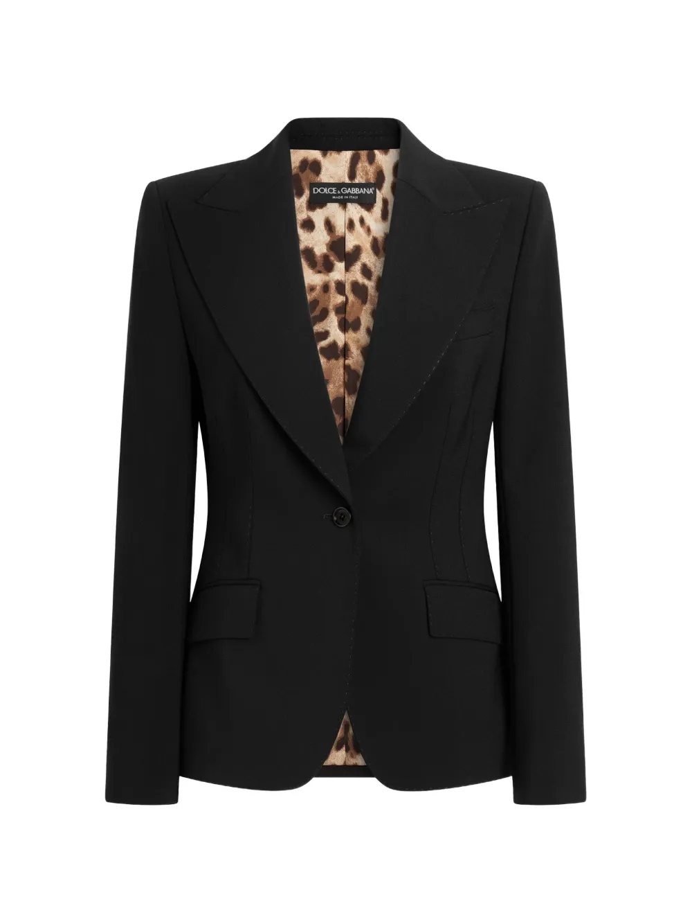 Dolce & Gabbana Einreihiges Sakko - Schwarz