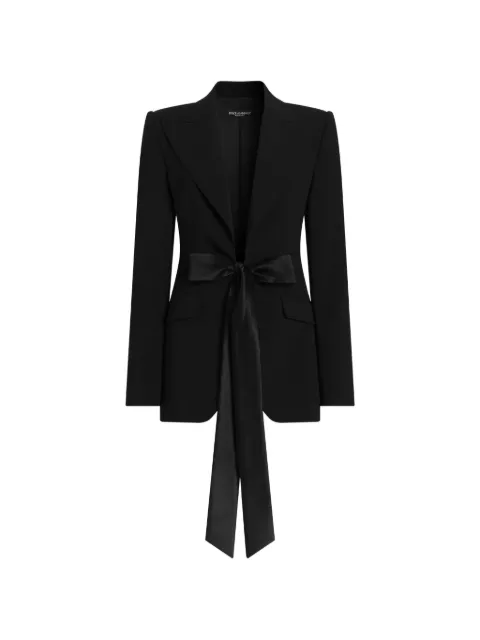 Dolce & Gabbana Turlington single-breasted jacket in micro-ribbed fabric