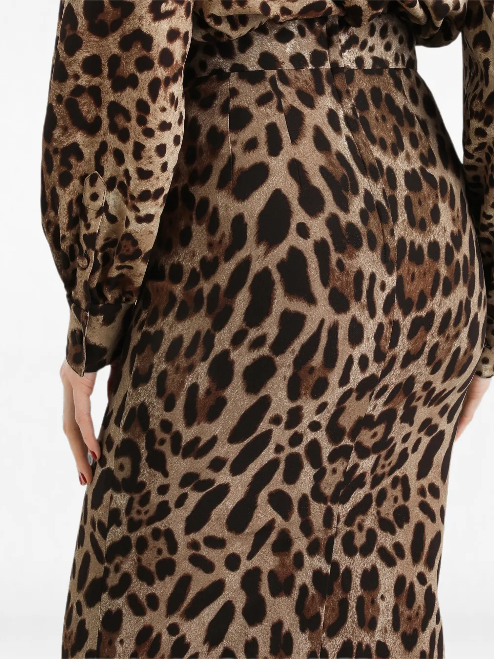 Dolce & Gabbana Rok met luipaard-print Beige
