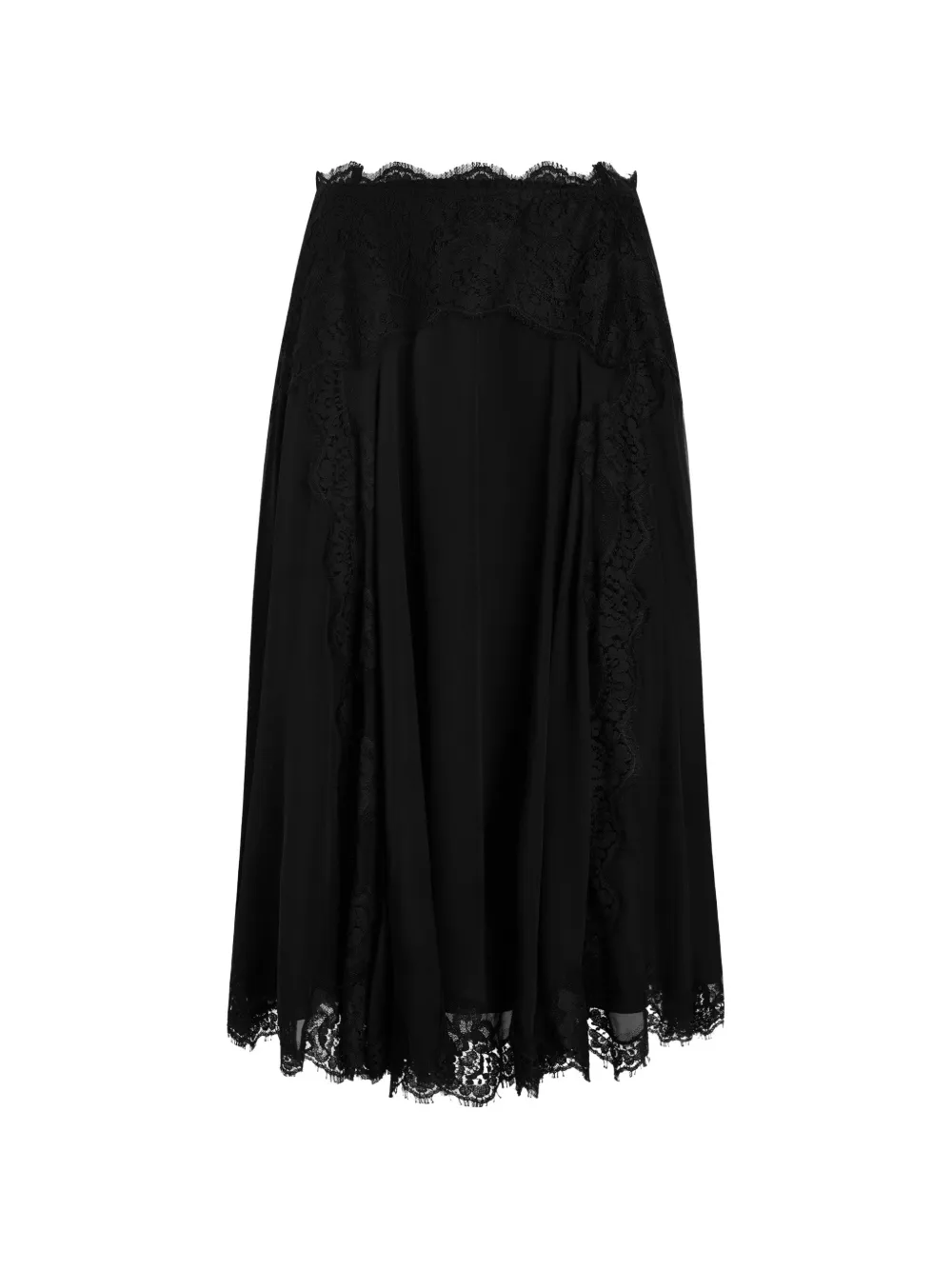 Dolce & Gabbana chiffon skirt - Schwarz