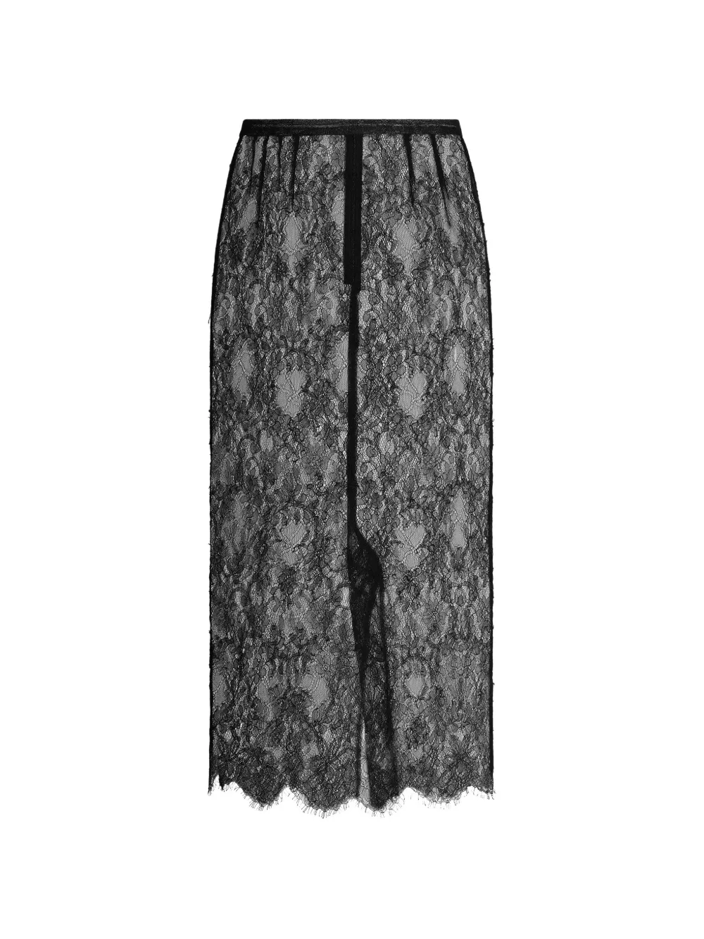 Dolce & Gabbana Rock aus Spitze - Schwarz