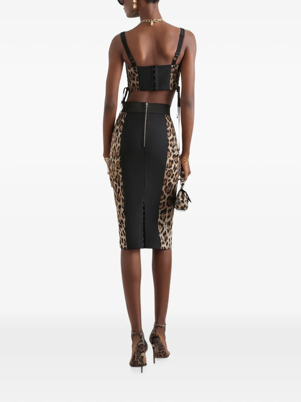 Dolce & Gabbana Rok met luipaard-print Beige