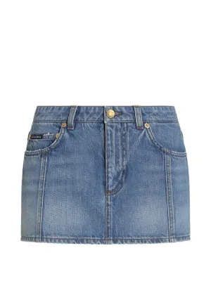 Dolce & Gabbana デニム ミニスカート | ブルー | FARFETCH JP