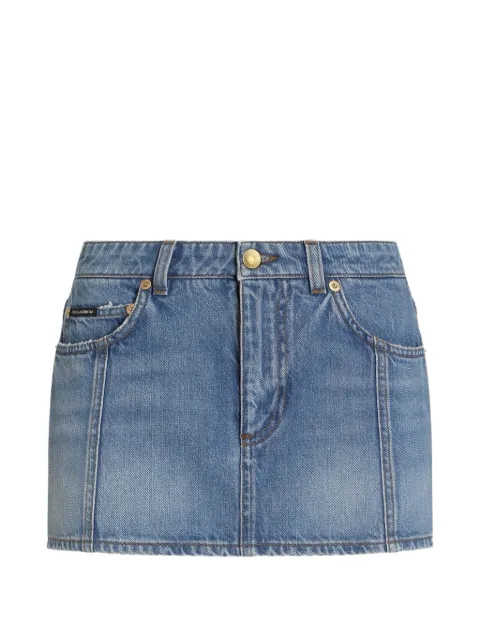 Dolce & Gabbana falda corta de mezclilla
