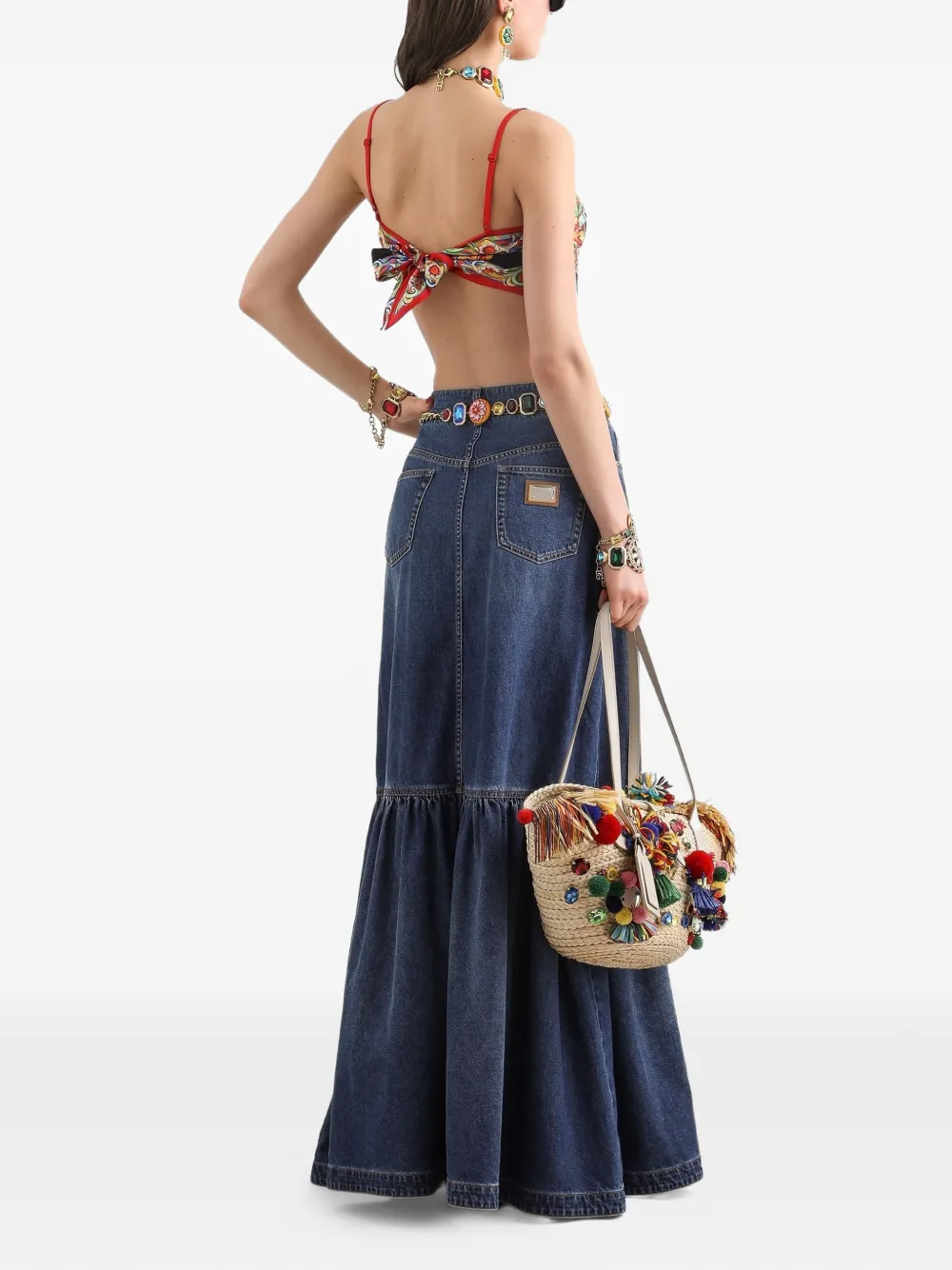 Dolce & Gabbana Denim rok Blauw