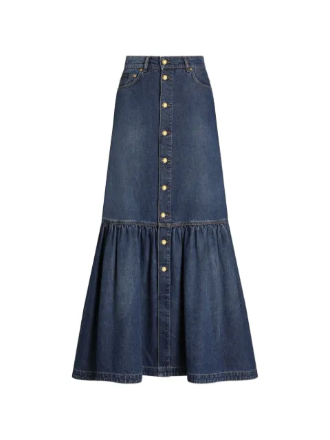Dolce & Gabbana long denim skirt