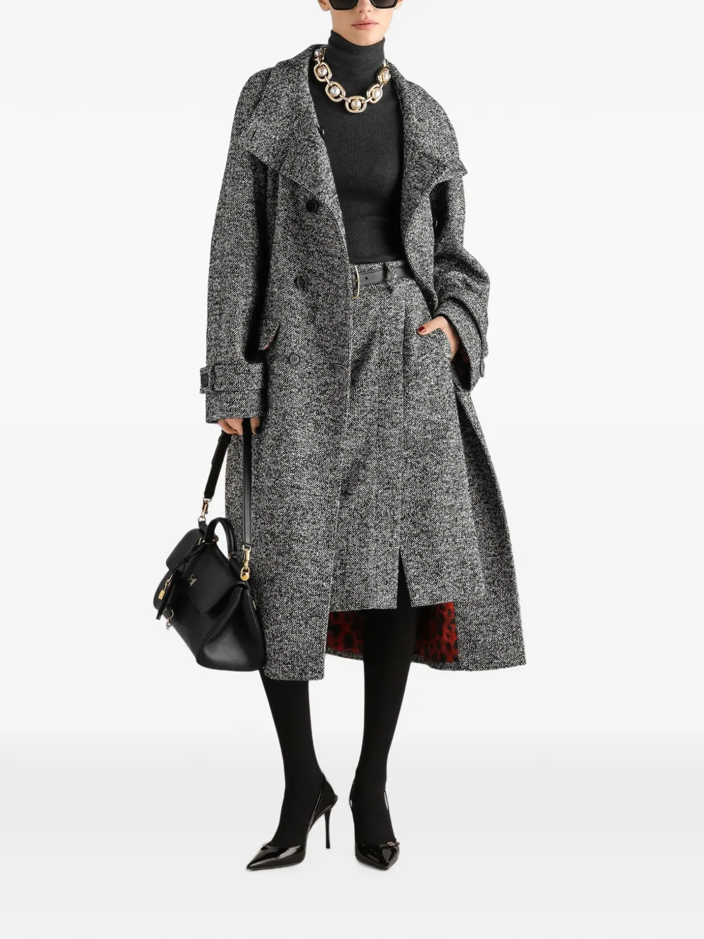 Dolce & Gabbana Rock aus Wollgemisch - Grau