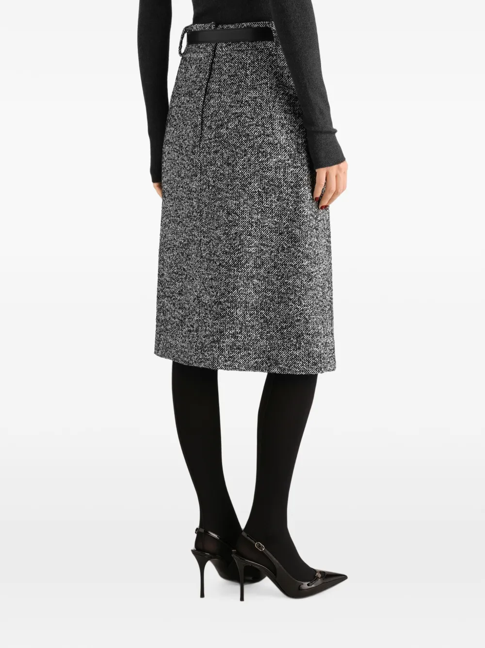 Dolce & Gabbana Rok van wolblend Grijs