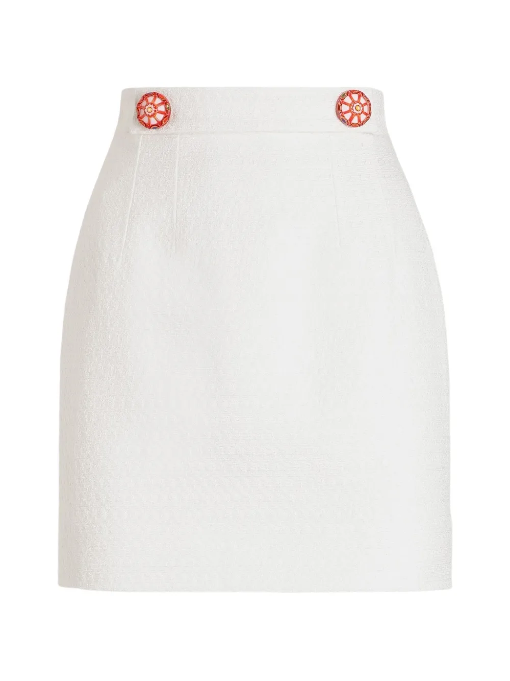 Dolce & Gabbana Minirock aus Stoff - Weiß