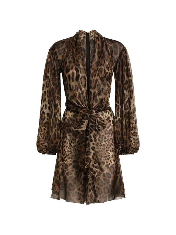 シルク・リネン混 DOLCE&GABBANA セットアップ ヒョウ柄 38 35853669_69188067_600.jpg