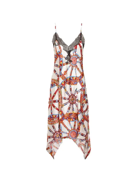 Dolce & Gabbana Carretto-print slip dress