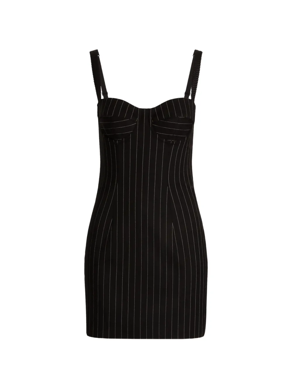 Dolce & Gabbana Kleid mit Nadelstreifen - Schwarz