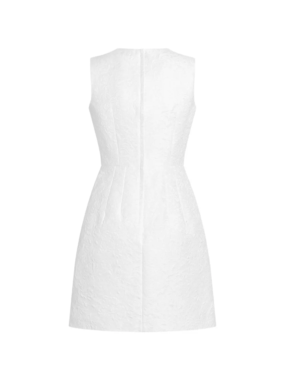 Dolce & Gabbana Brokaat mini-jurk Wit