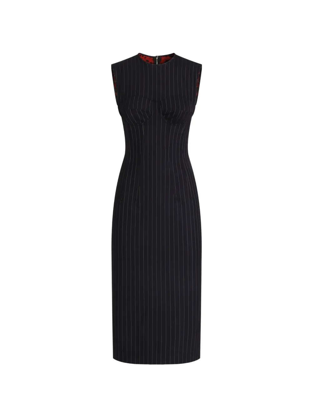 Dolce & Gabbana Abito gessato in lana - Blu