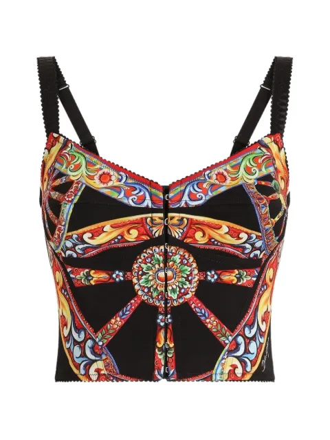 Dolce & Gabbana توب شارموز بطبعة 'كاريتو'