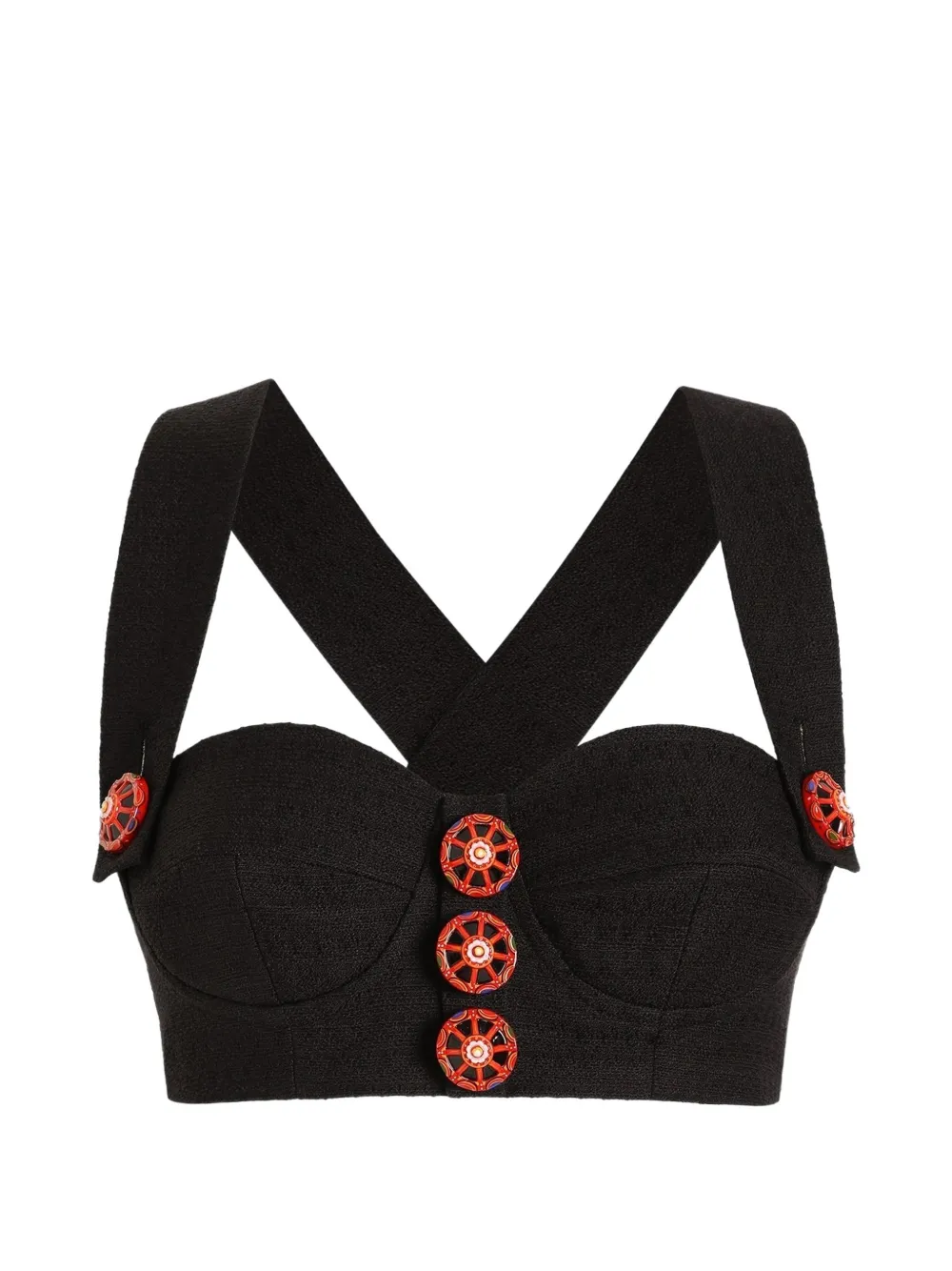Dolce & Gabbana Top in tessuto - Nero