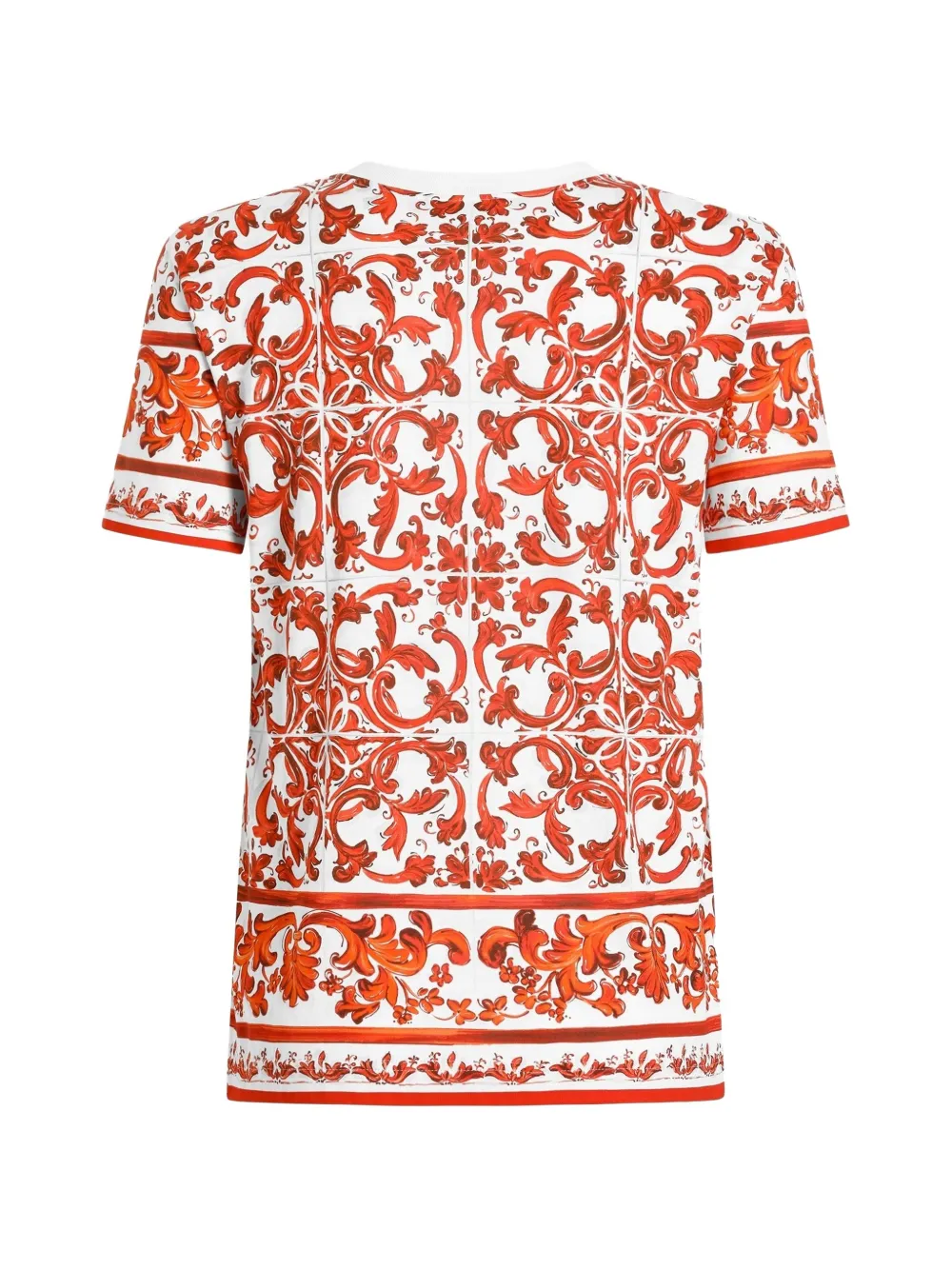 Dolce & Gabbana Jersey T-shirt met print Wit