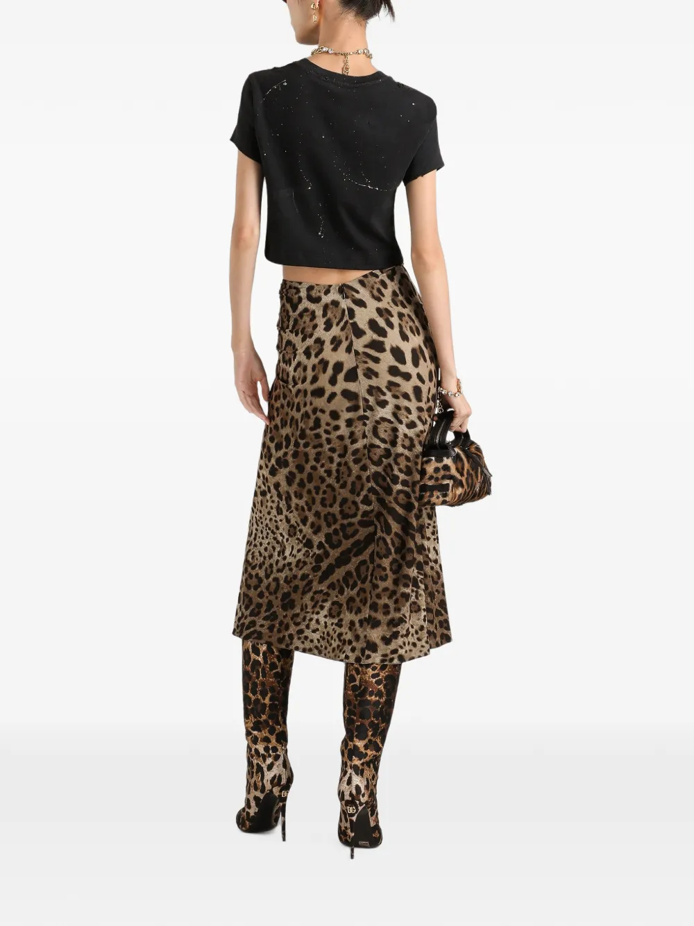 Dolce & Gabbana Jersey T-shirt Zwart