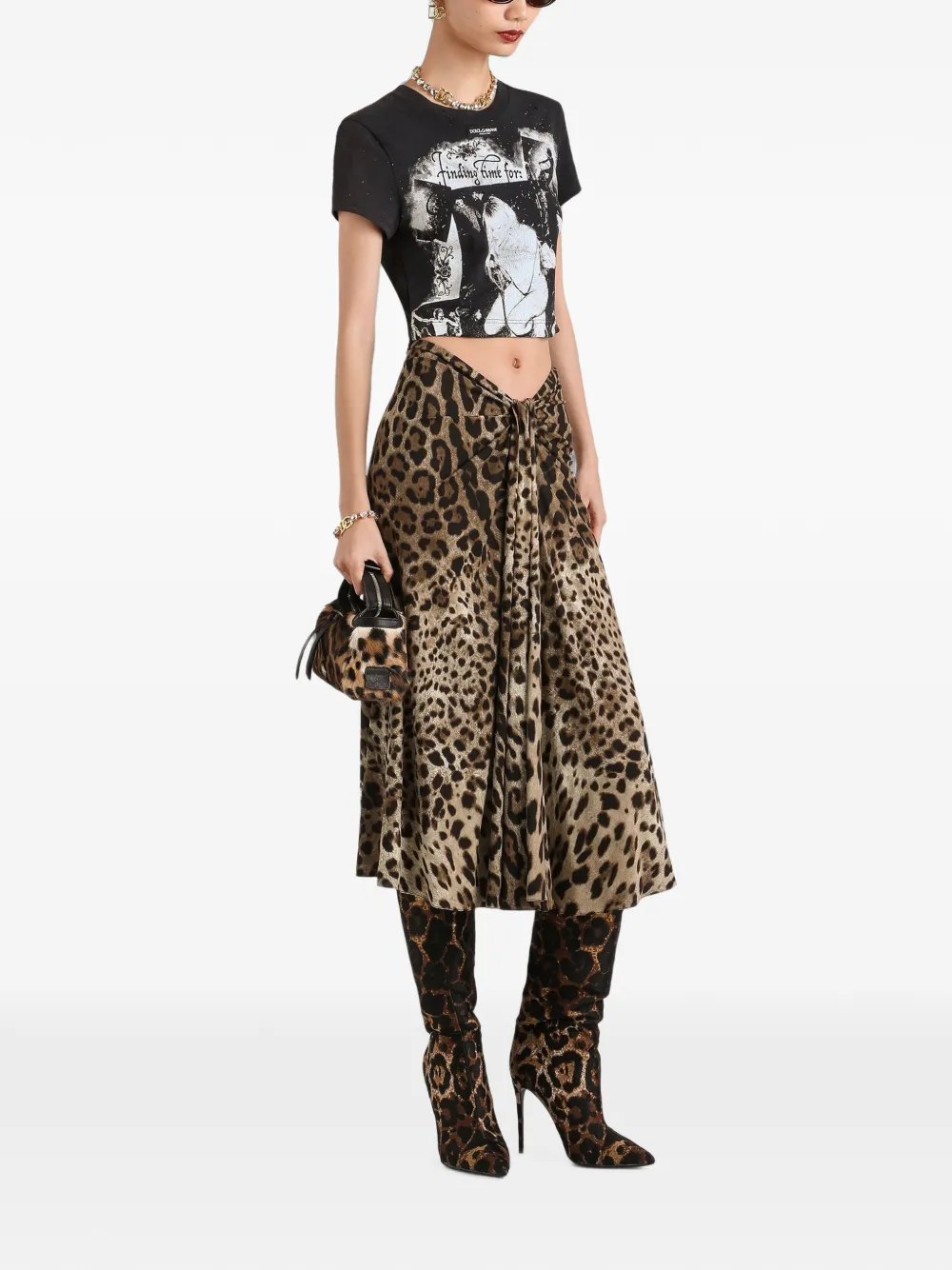 Dolce & Gabbana Jersey T-shirt Zwart