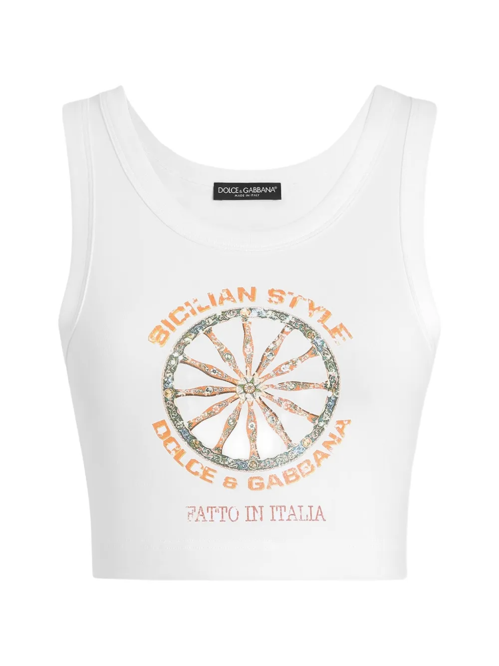 Dolce & Gabbana Oberteil aus Jersey - Weiß