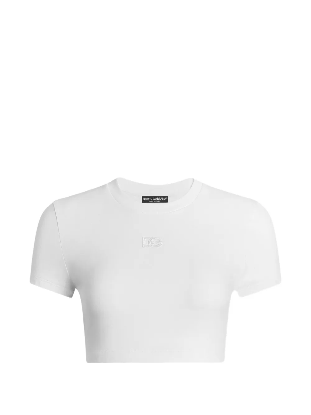 Dolce & Gabbana jersey T-shirt with DG embroidery · 48