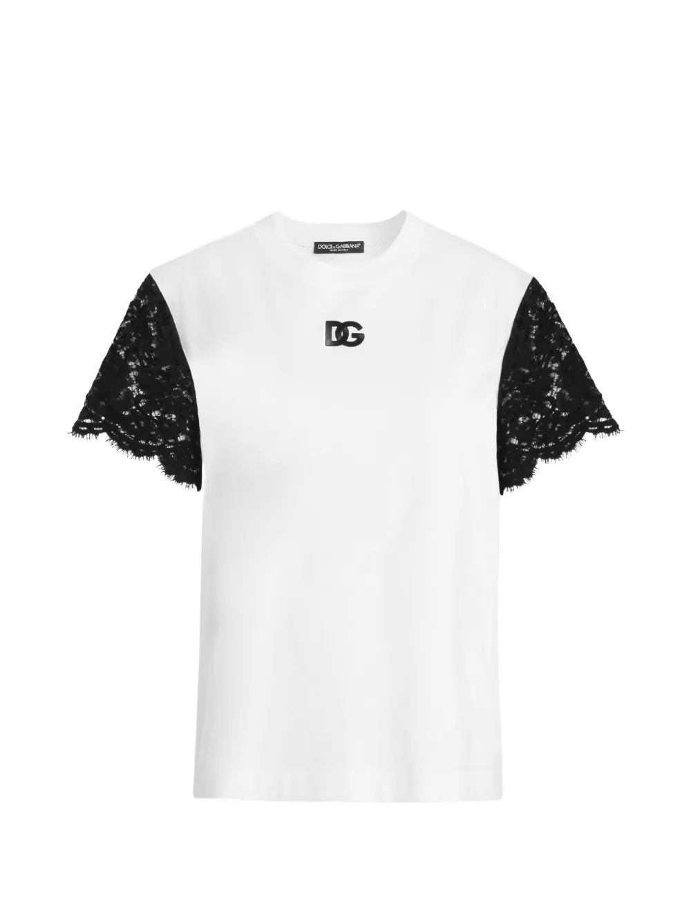Dolce & Gabbana T-Shirt mit Logo - Weiß