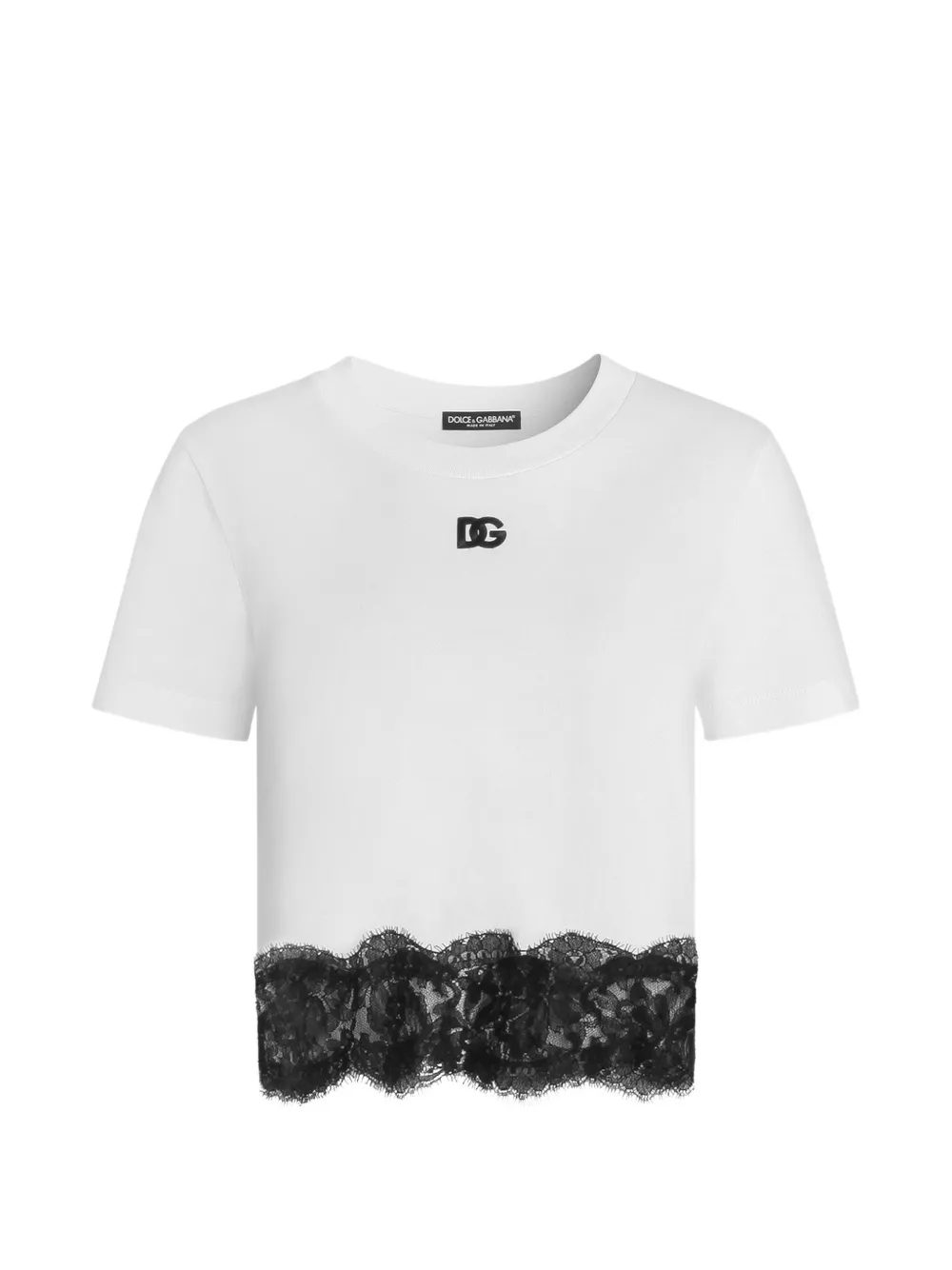 Dolce & Gabbana T-Shirt mit rundem Ausschnitt - Weiß
