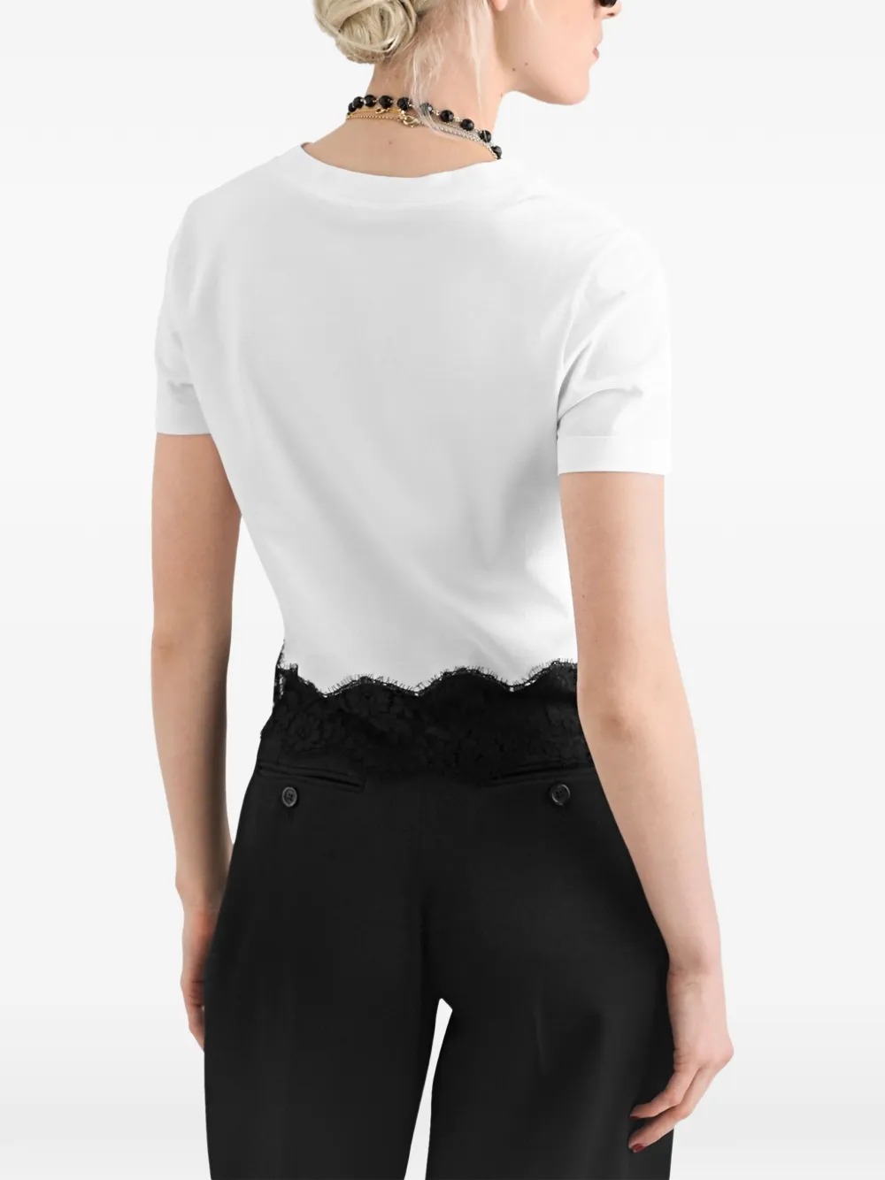 Dolce & Gabbana T-shirt met ronde hals Wit