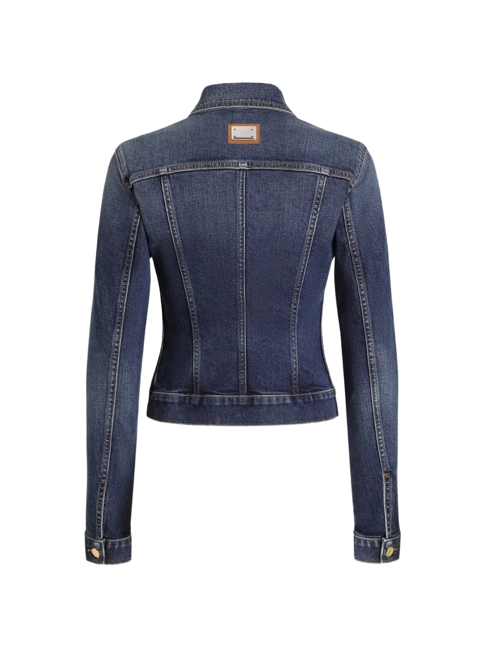 Dolce & Gabbana Jack met enkele rij knopen Blauw