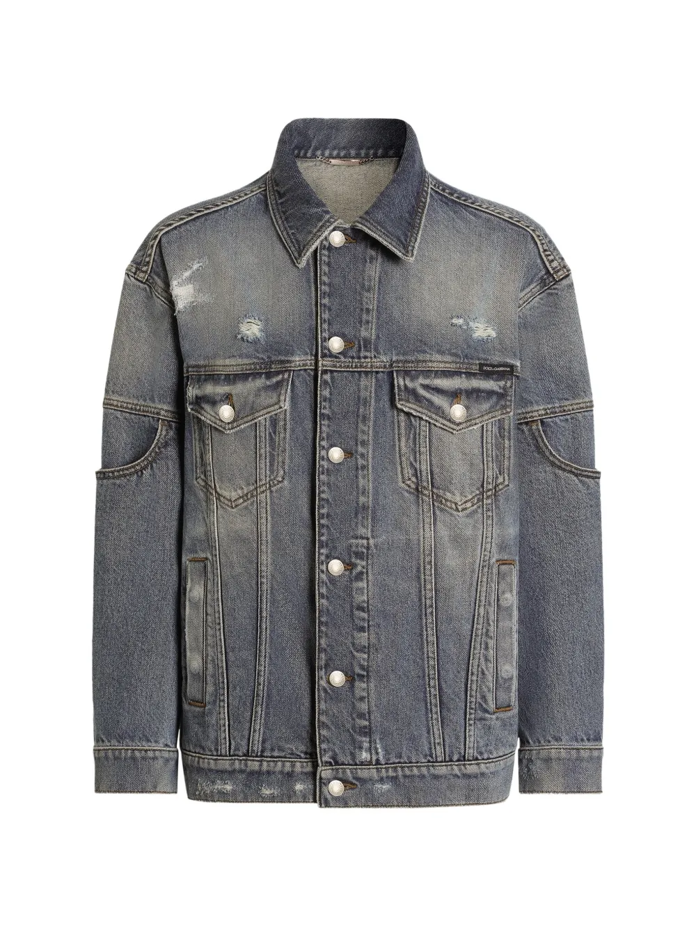 Dolce & Gabbana Jeansjacke im Oversized-Look - Blau