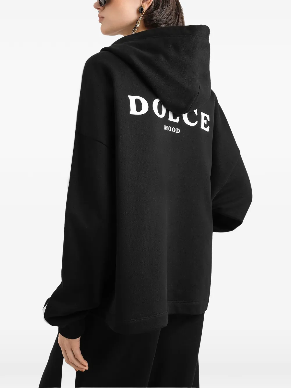 Dolce & Gabbana Katoenen hoodie Zwart