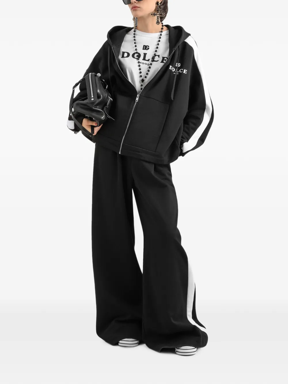 Dolce & Gabbana Katoenen hoodie Zwart
