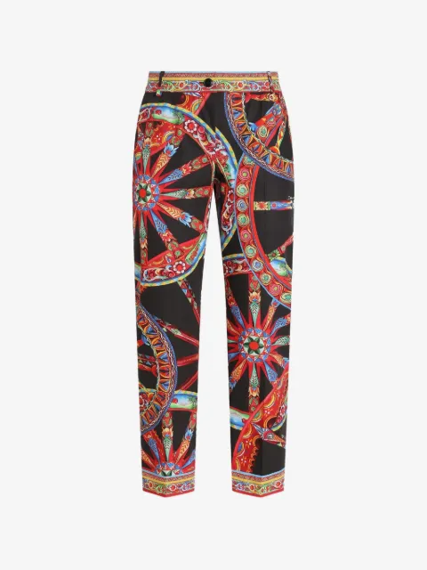 Dolce & Gabbana pantalones con estampado Carretto