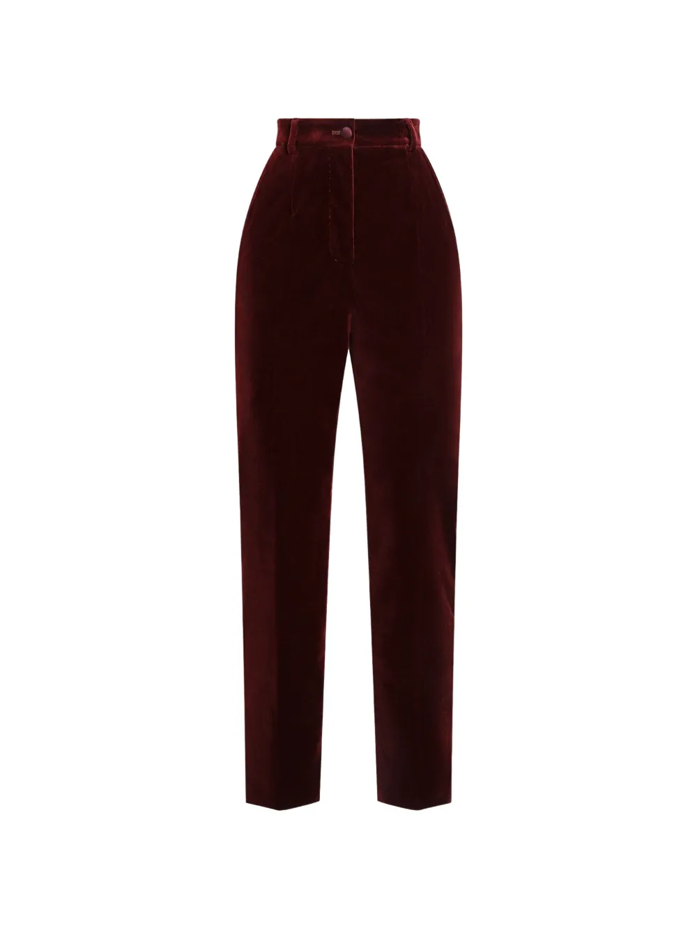 Dolce & Gabbana Hose aus Samt - Rot
