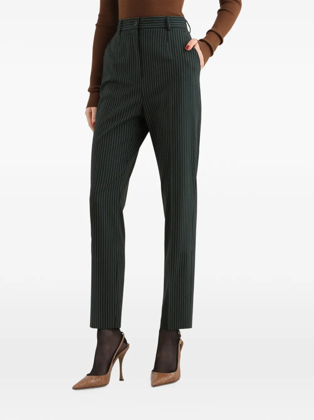 Dolce & Gabbana Wollen broek Zwart