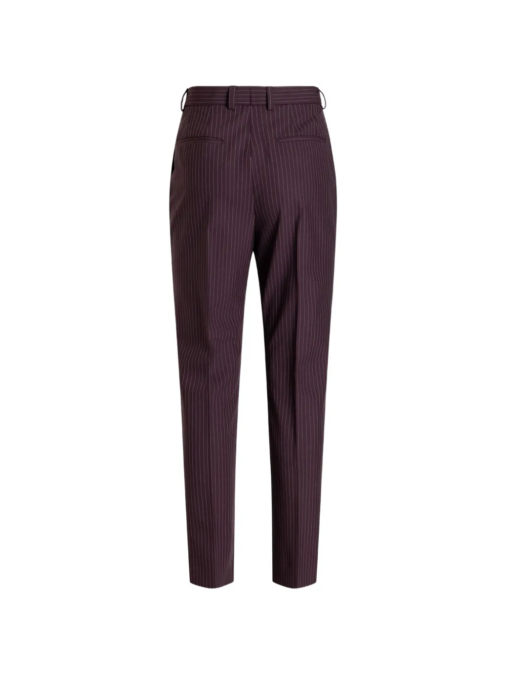 Dolce & Gabbana Gestreepte broek met riemlussen Rood