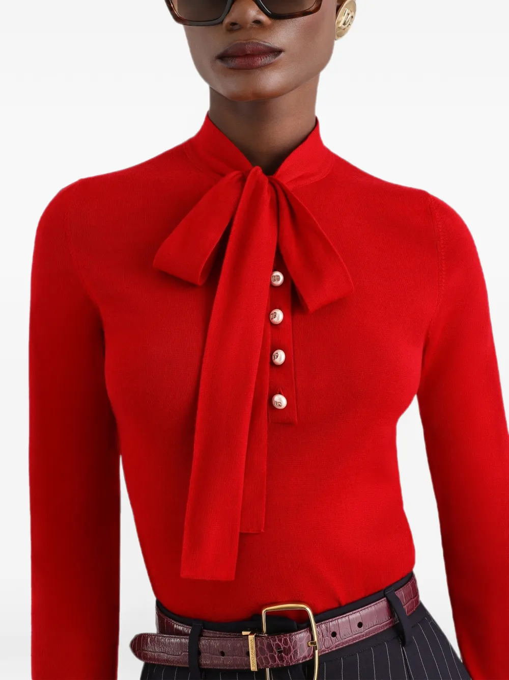 Dolce & Gabbana Wollen broek Zwart